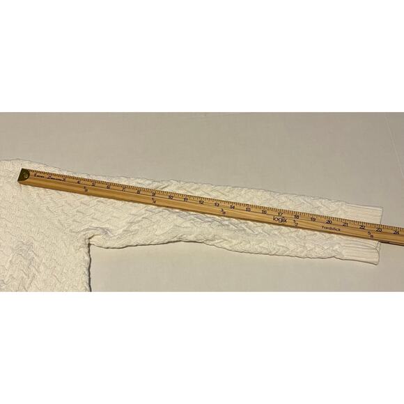 Brooks Brothers Red Fleece Cardigan Women's Medium Cream Red White & Blue - Picture 9 of 12